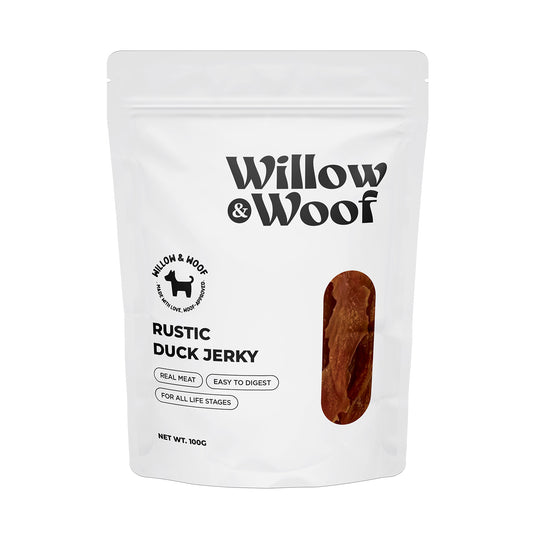 Willow & Woof Rustic Duck Jerky Dog Treats
