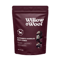 Willow & Woof Butcher’s Marbled Beef Cubes Dog Treats