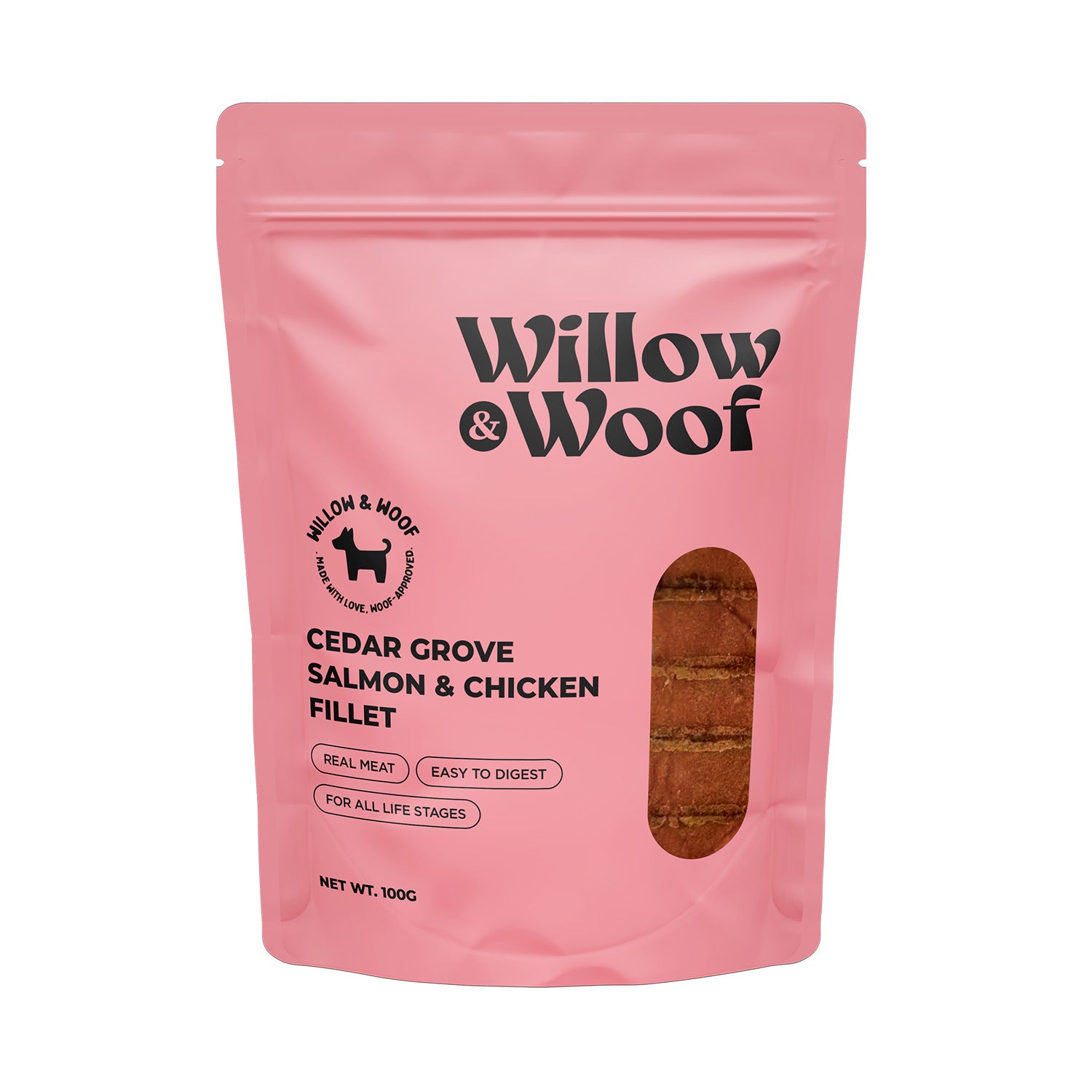 Willow & Woof Cedar Grove Salmon & Chicken Fillet Dog Treats