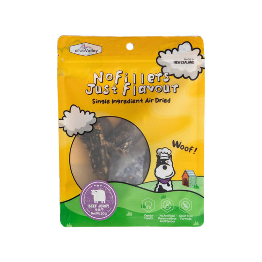 aTwoValley Air-Dried Beef Jerky Dog Treats