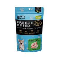 Package of Pets Kitchen freeze-dried limited ingredient treats for dogs on a white background