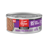 Orijen Chunks & Shreds Chicken & Tuna Entree In Bone Broth Kitten Canned Cat Food