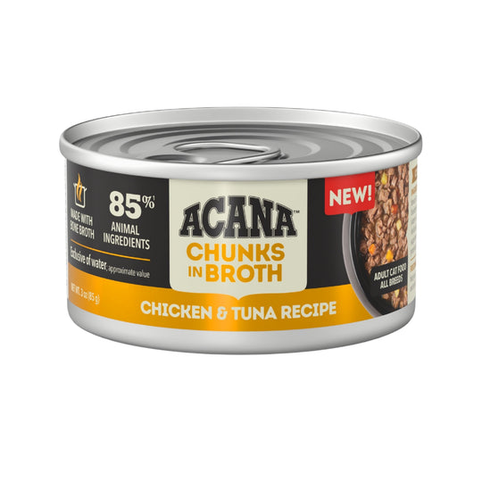 Acana Chunks In Broth Chicken & Tuna Cat Canned Food