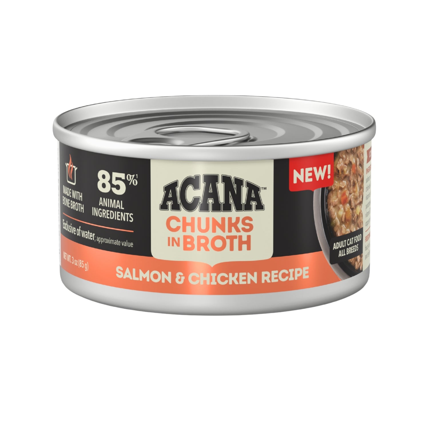 Acana Chunks In Broth Salmon & Chicken Cat Canned Food