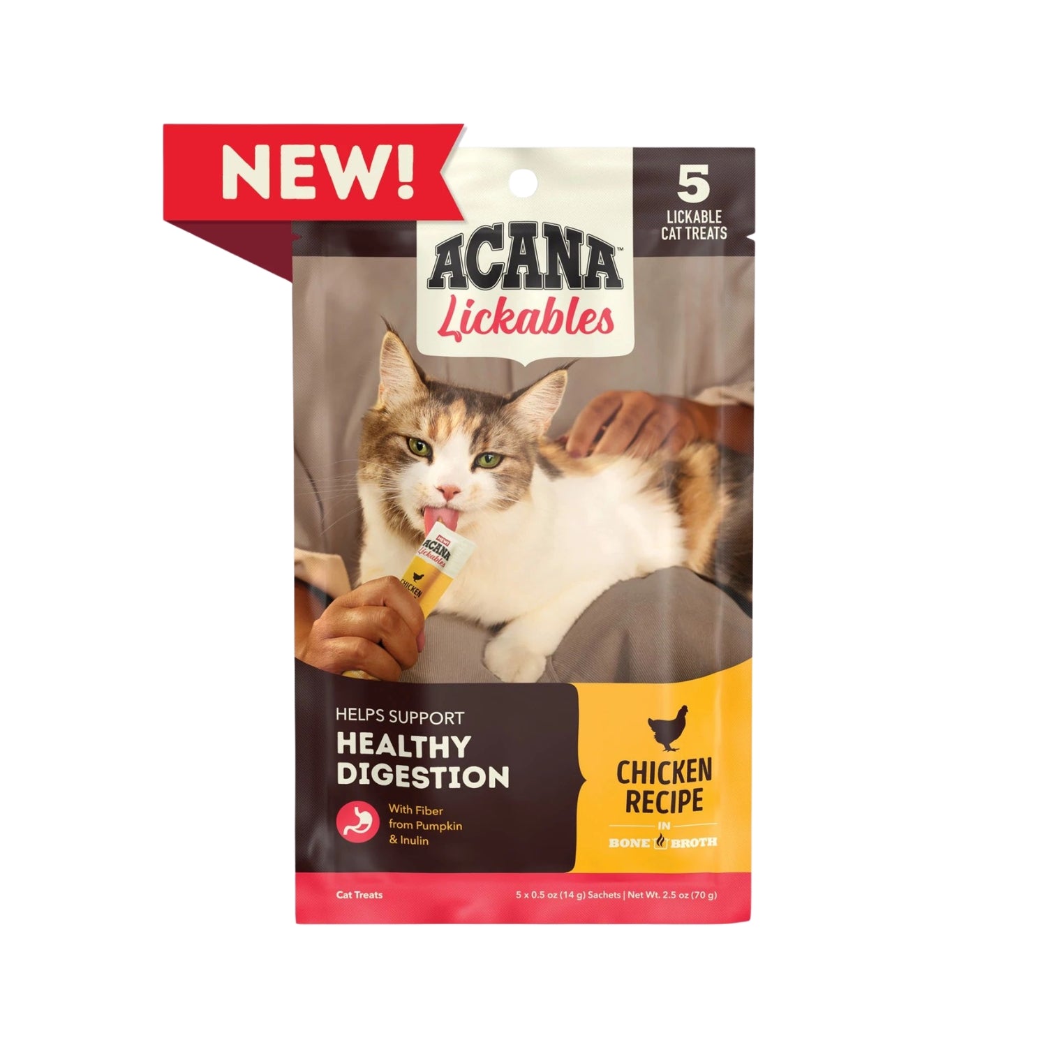 Acana Lickables Chicken Recipe Puree Cat Treats