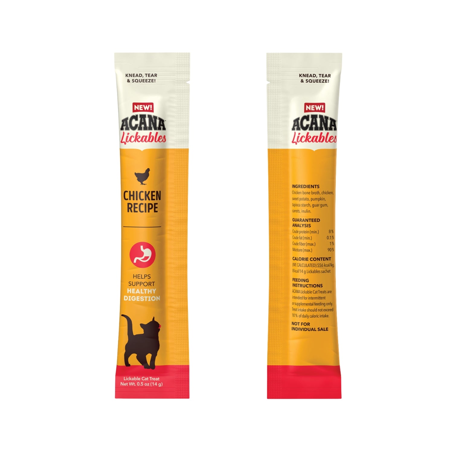 Acana Lickables Chicken Recipe Puree Cat Treats
