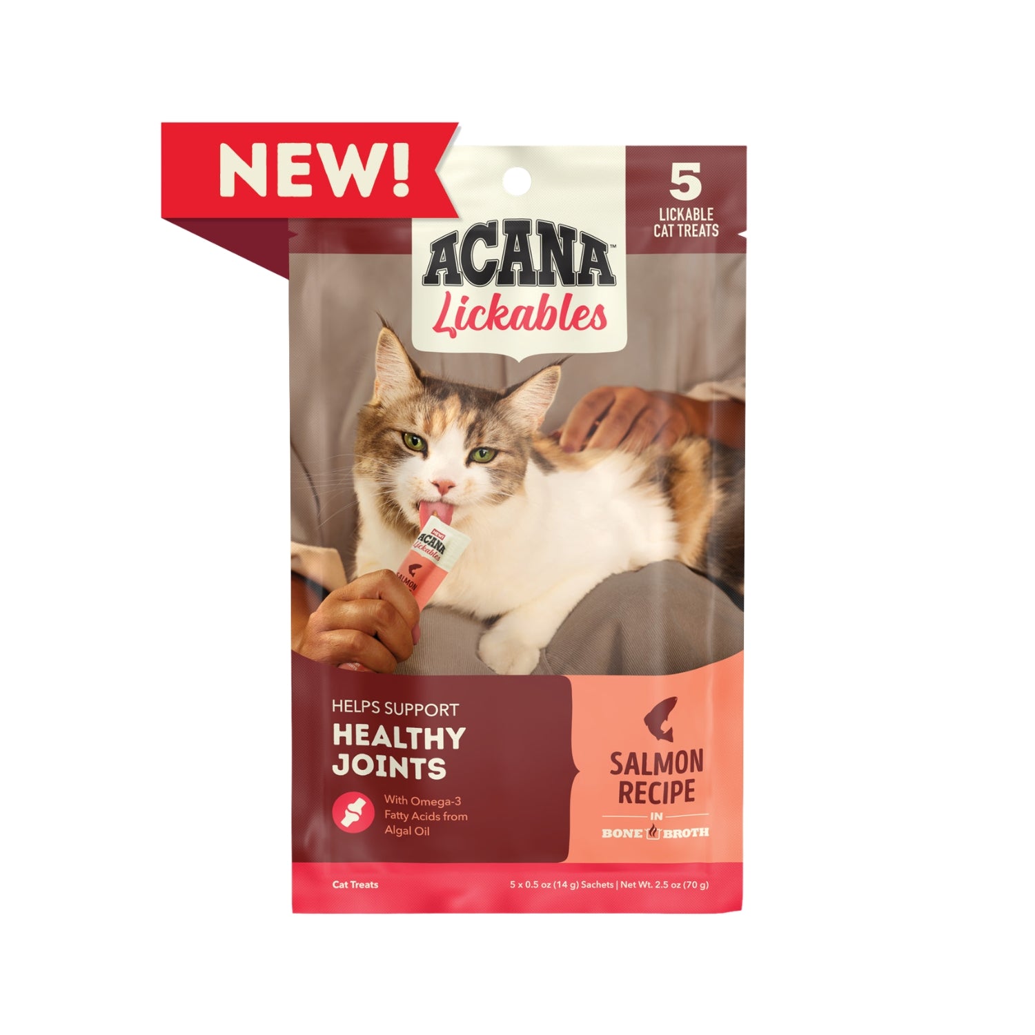 Acana Lickables Salmon Recipe Puree Cat Treats