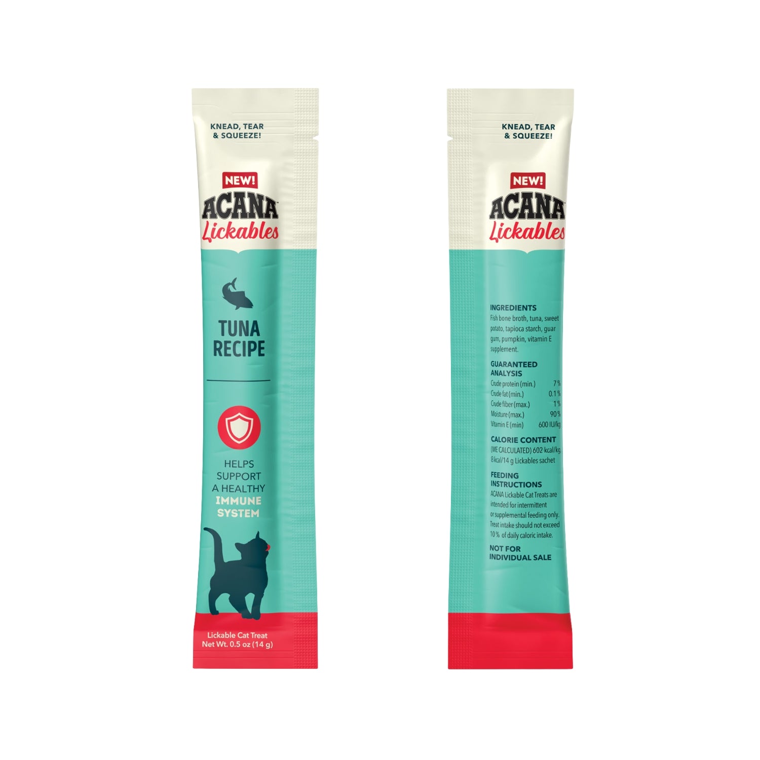 Acana Lickables Tuna Recipe Puree Cat Treats