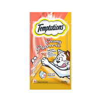 Temptations Creamy Puree Salmon & Cheese Cat Treats
