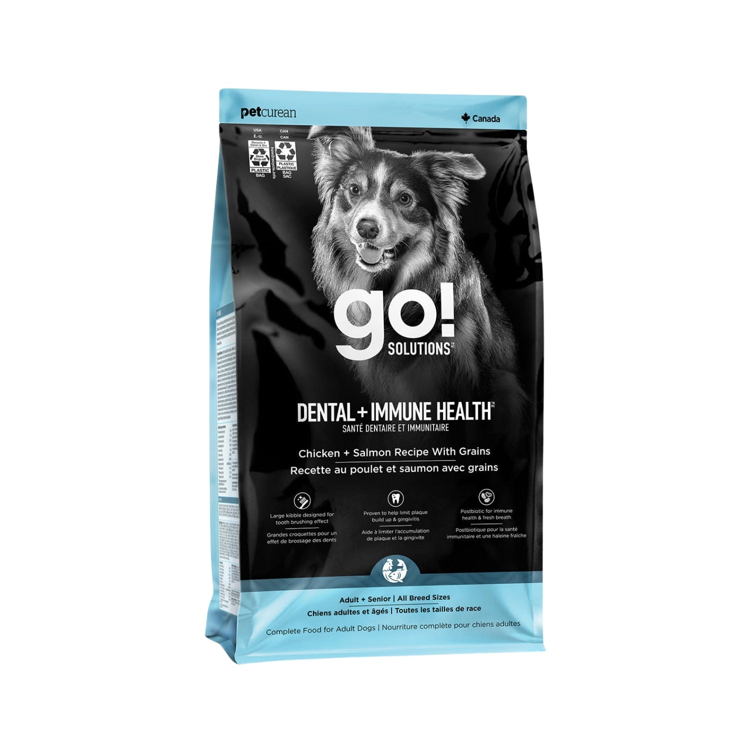 Go! Solution Dental + Immune Health Chicken & Salmon Dog Dry Food