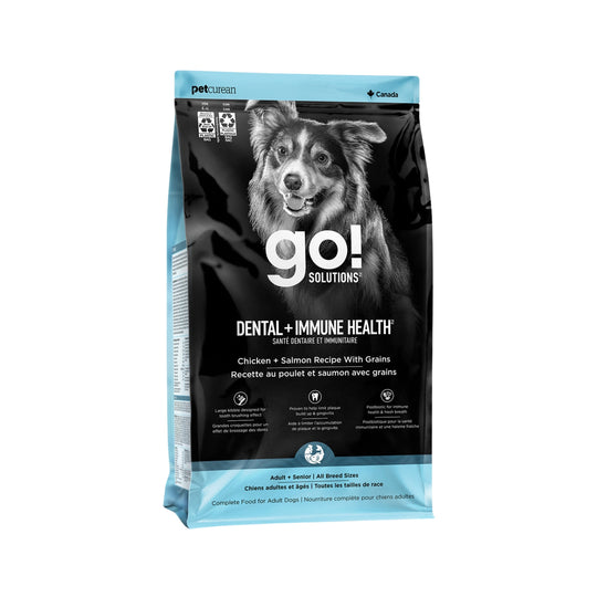 Go! Solution Dental + Immune Health Chicken & Salmon Dog Dry Food