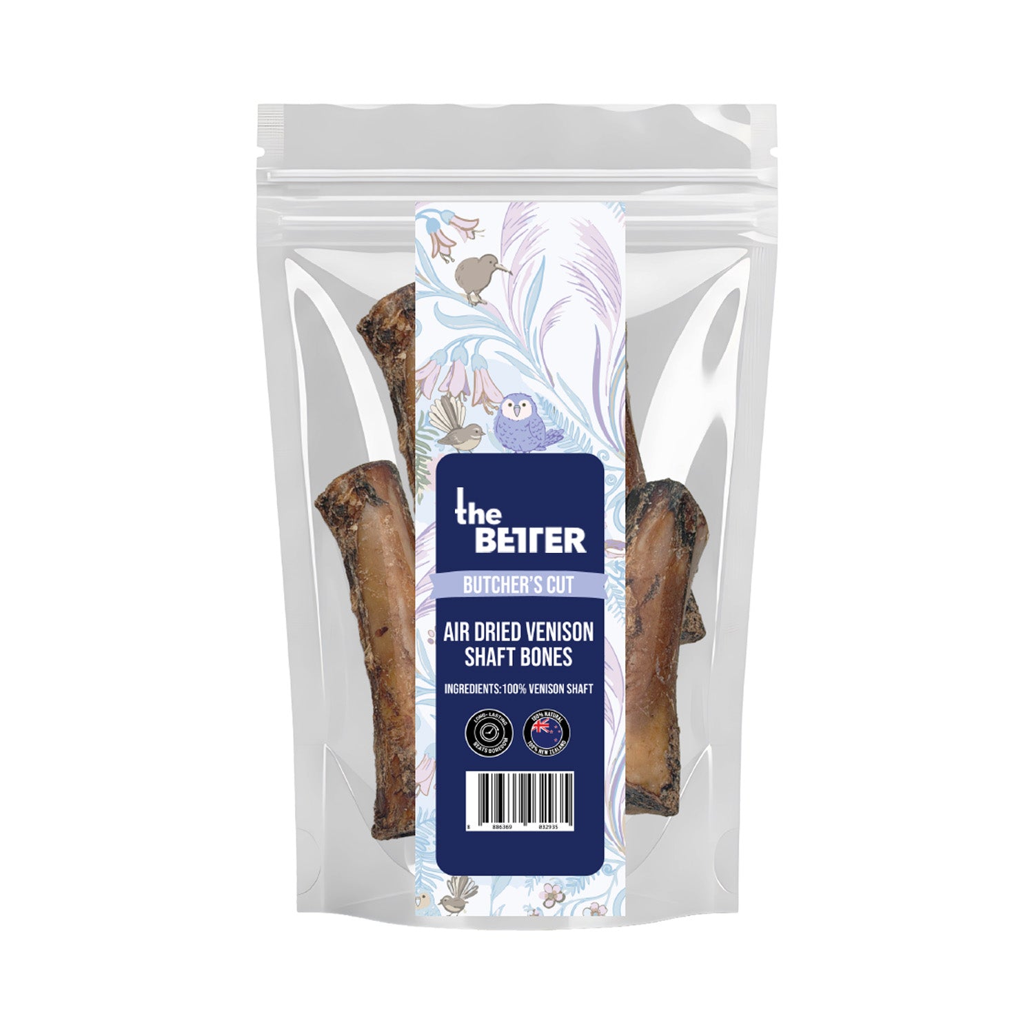 The Better Butcher's Cut Air-Dried Venison Shaft Bone Dog Treats