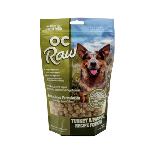 OC Raw Turkey & Produce Meaty Rox Freeze-Dried Raw Dog Food