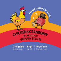 Gnawlers Lallipop Freeze-Dried Chicken & Cranberry Cat Treats