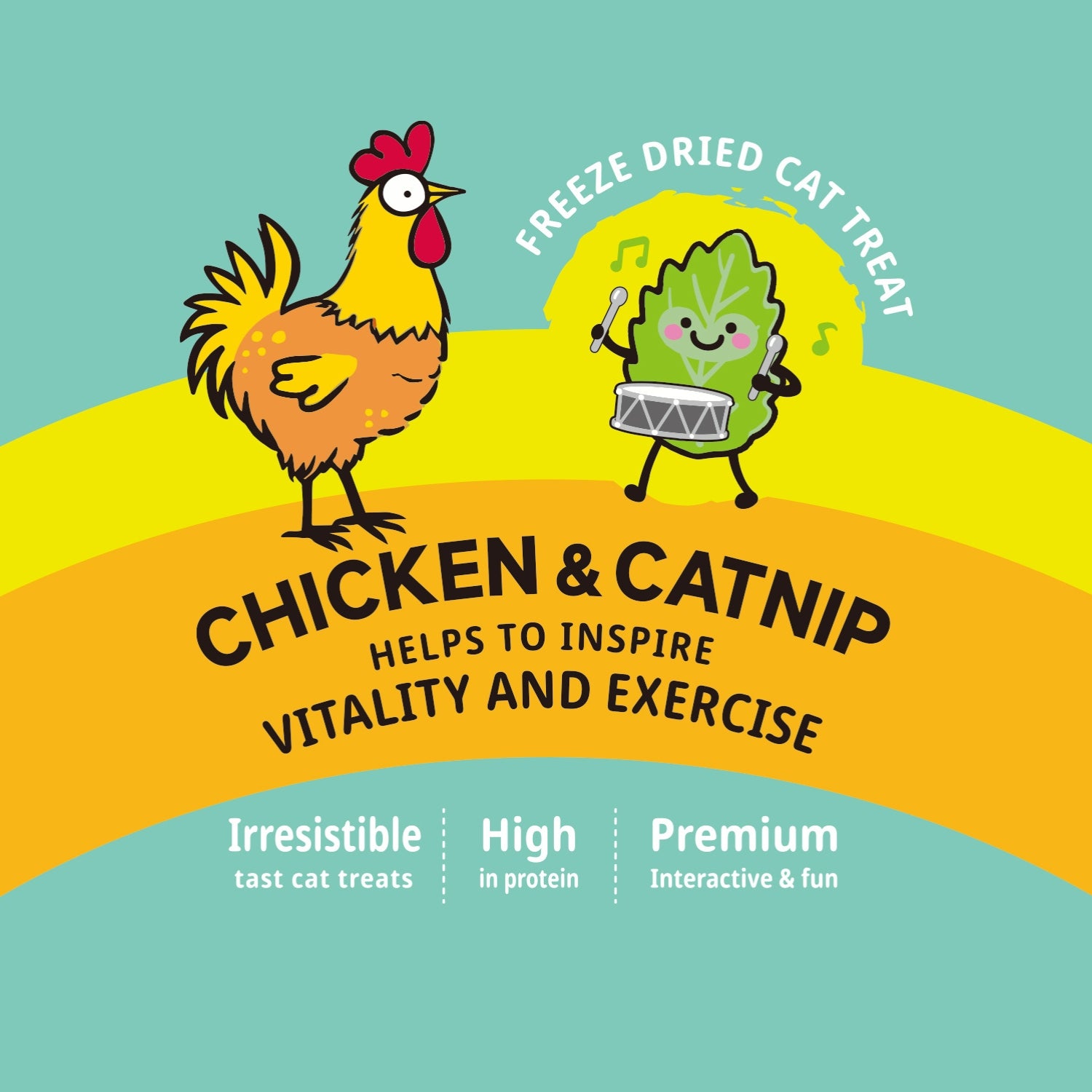 Gnawlers Lallipop Freeze-Dried Chicken & Catnip Cat Treats