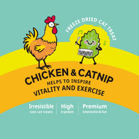 Gnawlers Lallipop Freeze-Dried Chicken & Catnip Cat Treats