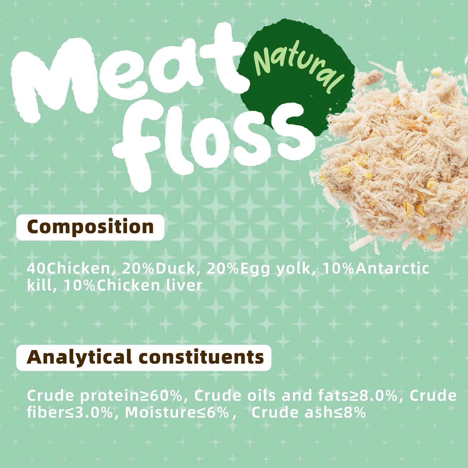 Howbone Meat Floss for Cats & Dogs