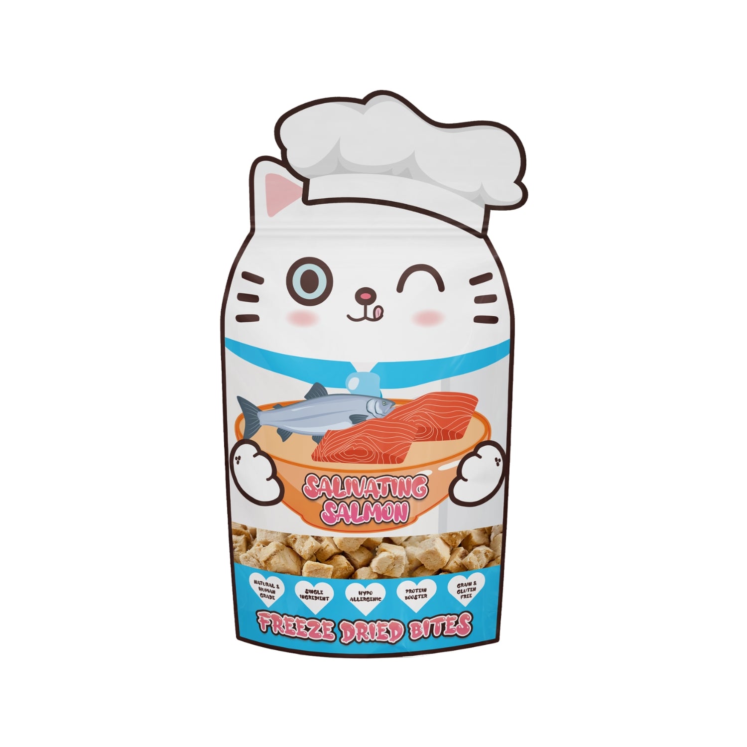 Jollycat Freeze Dried Bites Salivating Salmon Cat Treats