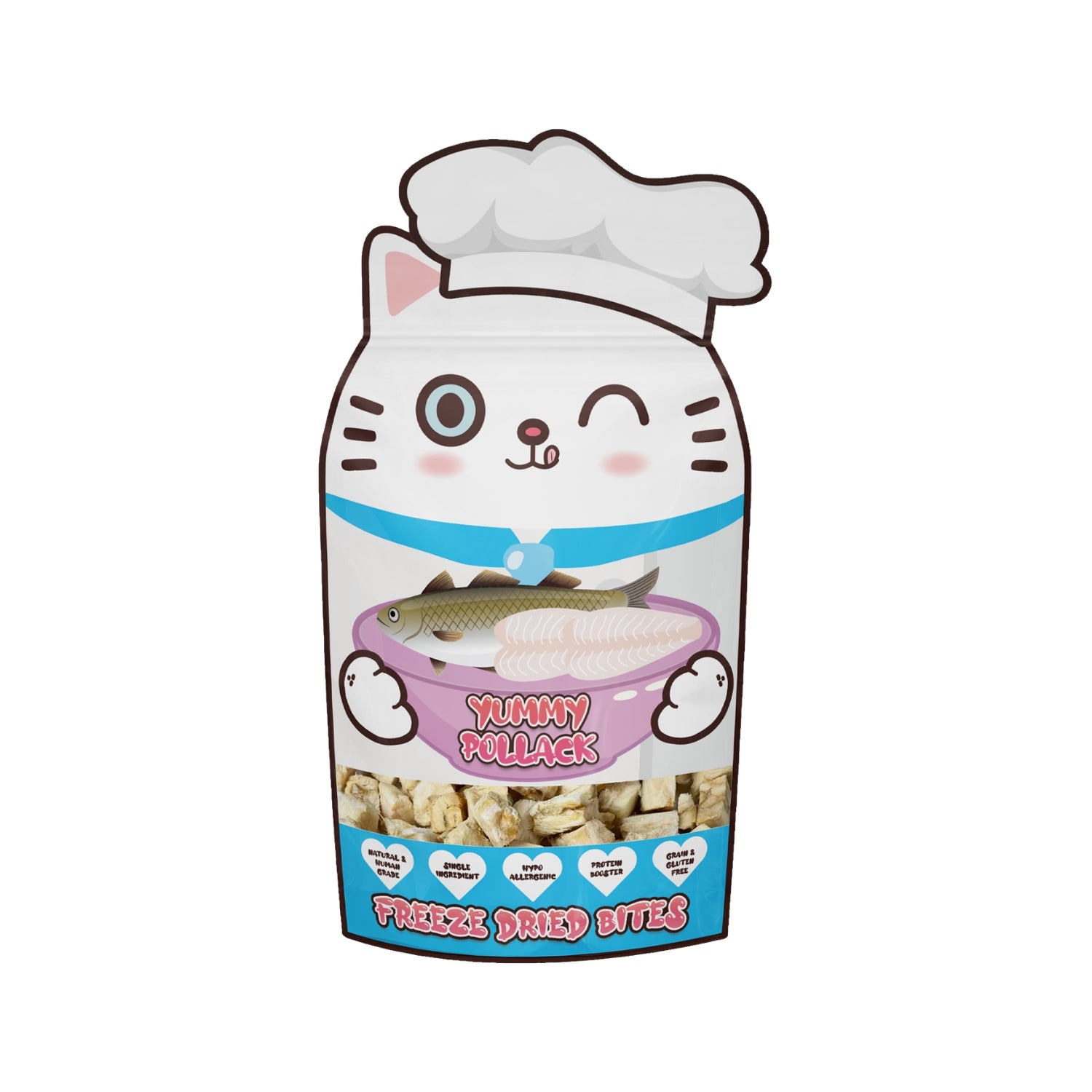 Jollycat Freeze Dried Bites Yummy Pollack Cat Treats