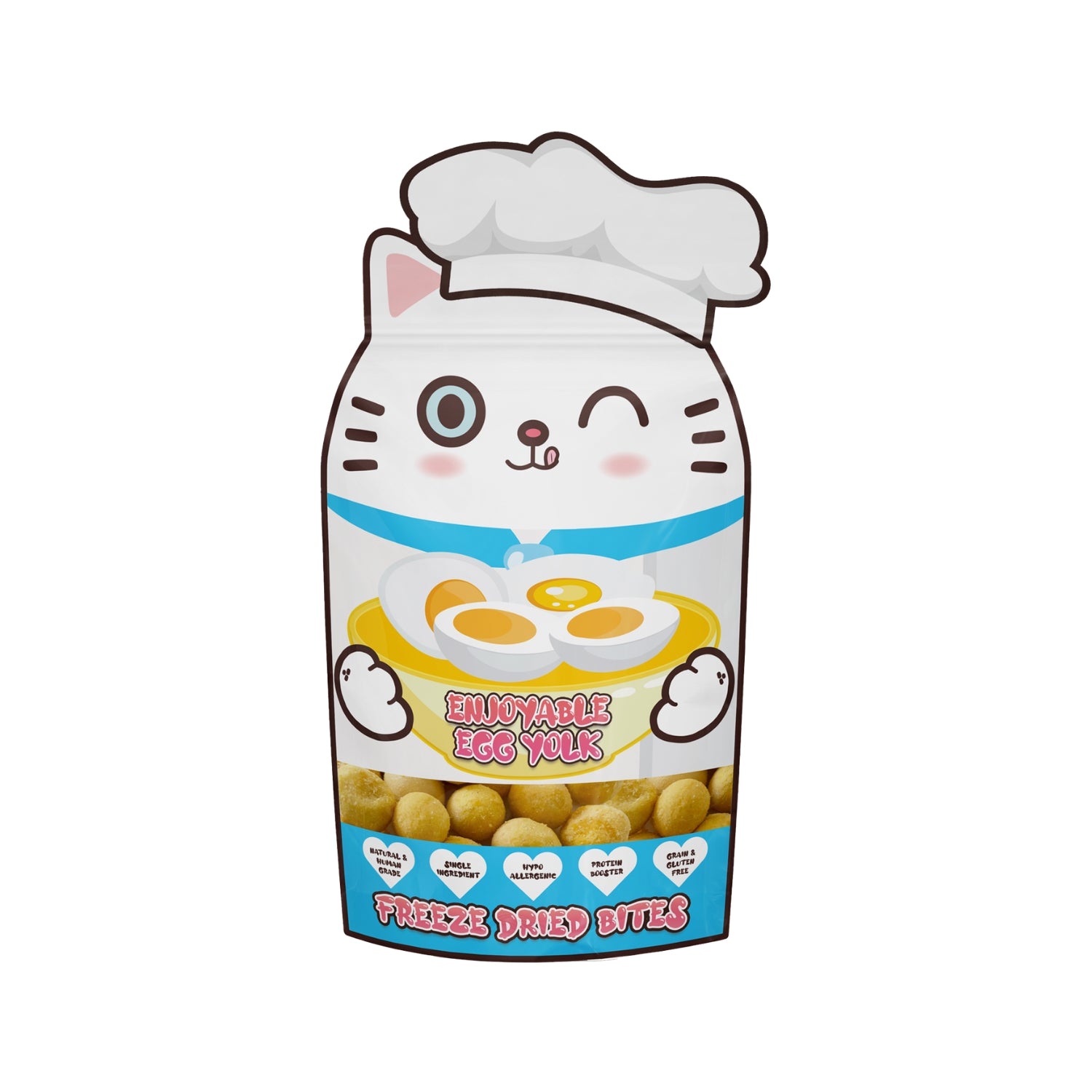Jollycat Freeze Dried Bites Enjoyable Egg Yolk Cat Treats