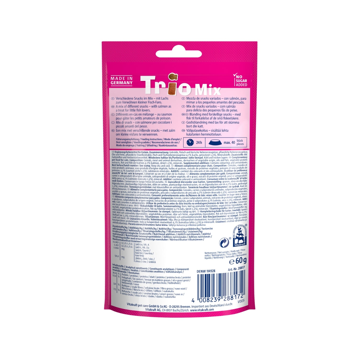 Vitakraft Trio Mix Fish Cat Treats