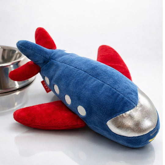 Kara Aeroplane Plush Dog Toy