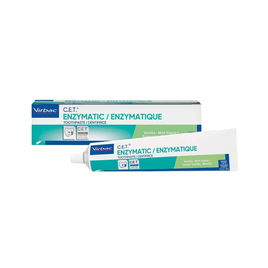 Virbac CET Enzymatic Toothpaste Vanilla Mint Pet Oral Care Supplies