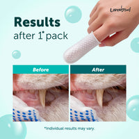 Loveabowl Clean-A-Tooth Dental Finger Wipes for Cats