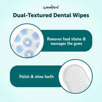 Loveabowl Clean-A-Tooth Dental Finger Wipes for Cats