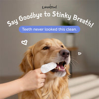 Loveabowl Clean-A-Tooth Dental Finger Wipes for Dogs