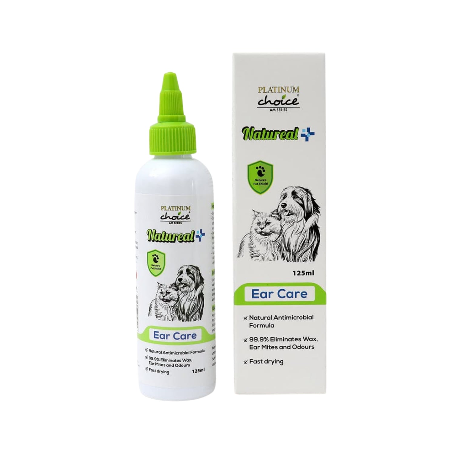 Platinum Choice Natureal Ear Care Ear Cleaning Lotion for Cats & Dogs