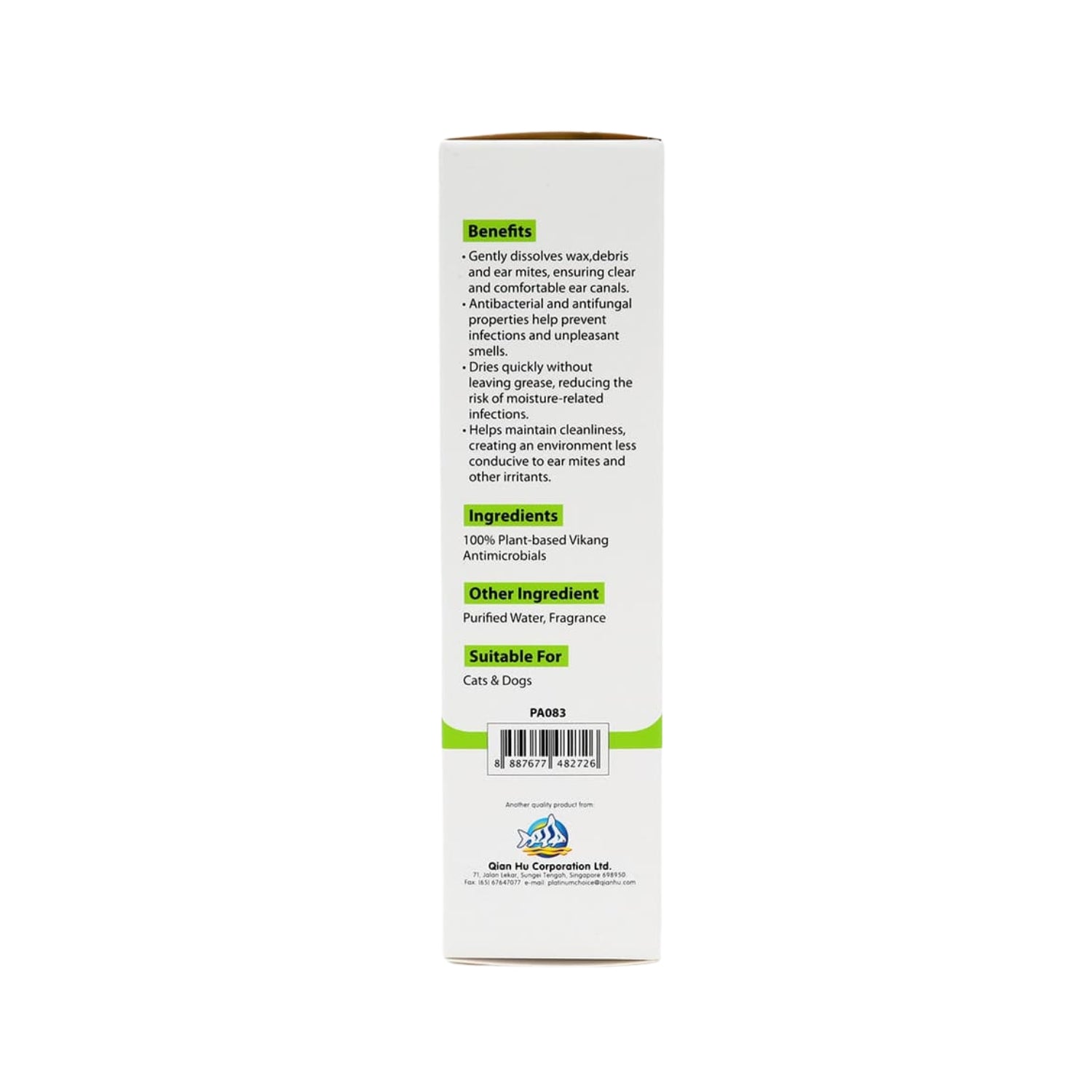Platinum Choice Natureal Ear Care Ear Cleaning Lotion for Cats & Dogs