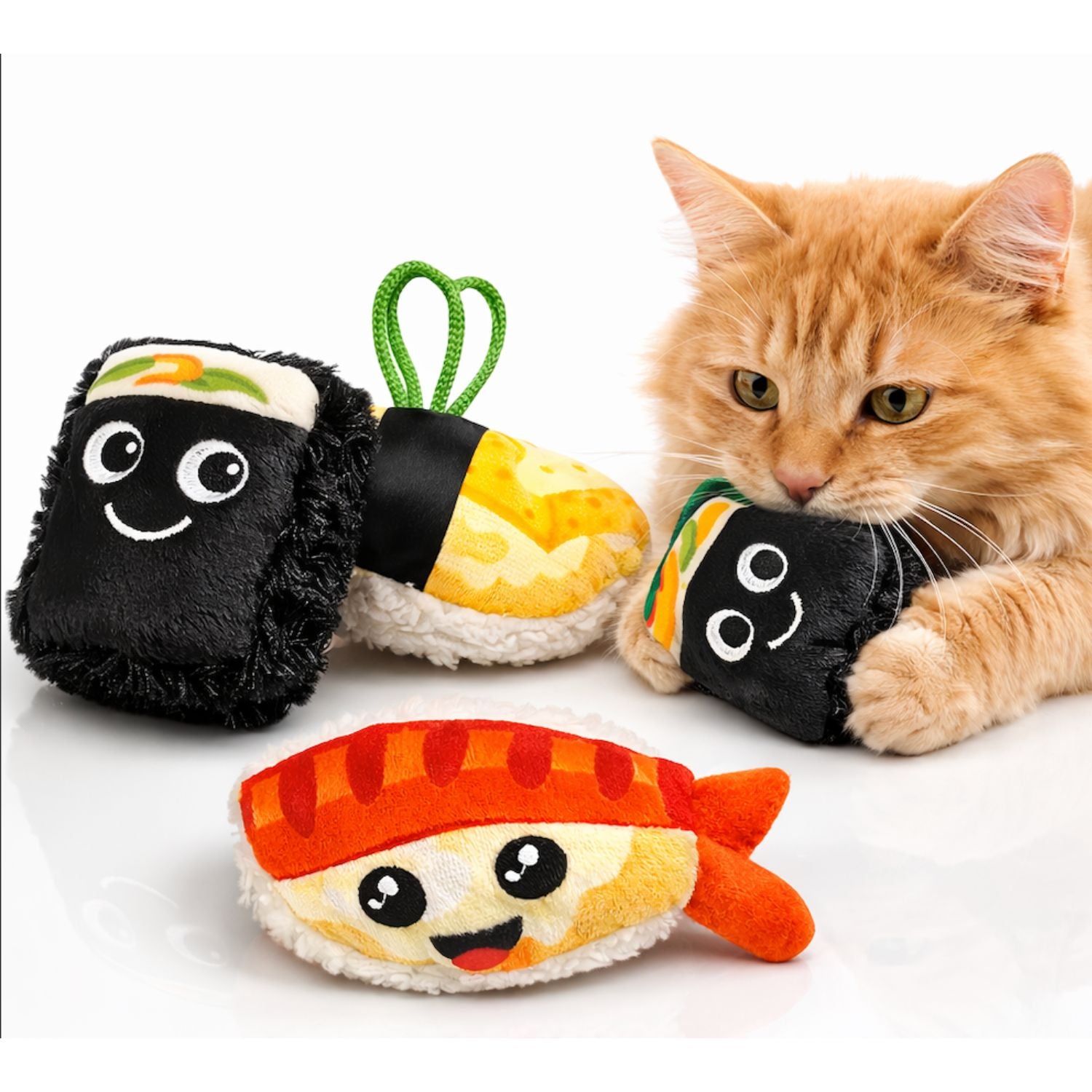 Kara Sushi Set with Catnip Cat Toy