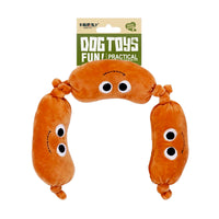 Kara Food Series Sausage Squeaky Dog Toy