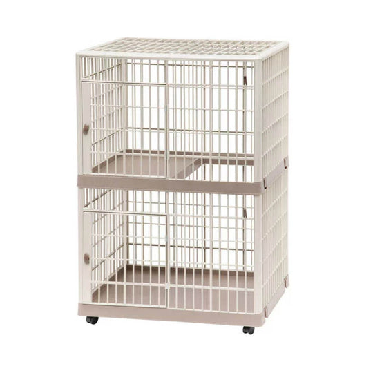 Iris 2-tier Cat Cage 812 (Beige)