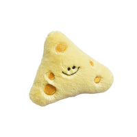 Ps HighTea Baguette & Cheese Duo Plush Squeaky Dog Toy Set