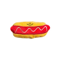 Ps HighTea Strawberry Milk & HotDog Bun Duo Plush Squeaky Dog Toy Set