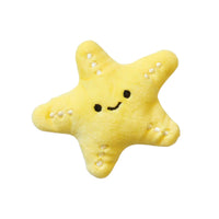 Ps DeepSea Crab & Starfish Duo Plush Squeaky Dog Toy Set