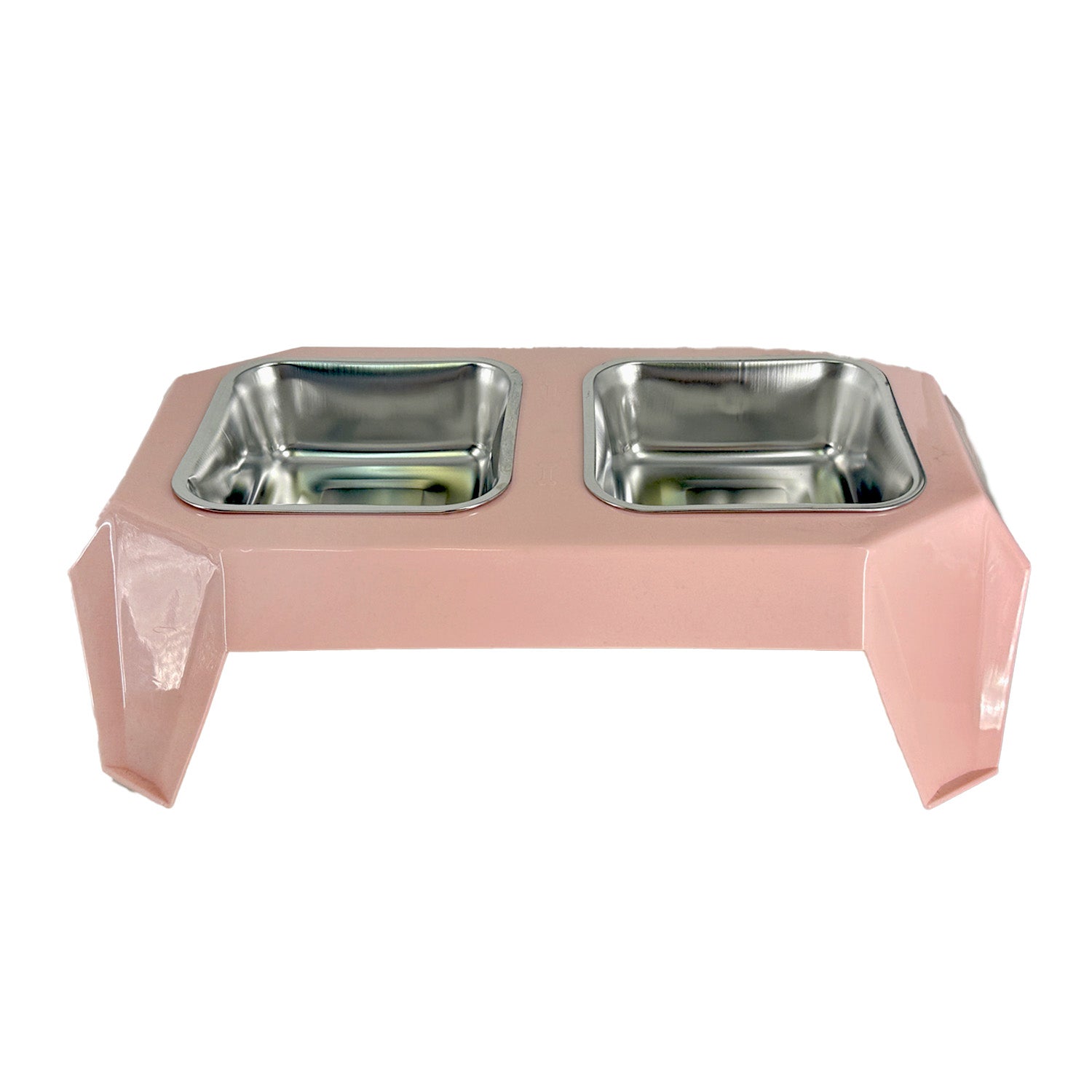Ps Square Double Pet Bowl