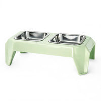Ps Square Double Pet Bowl