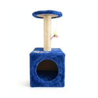 Sin Cheng Paw Printed Cat Scratching Post (Blue)