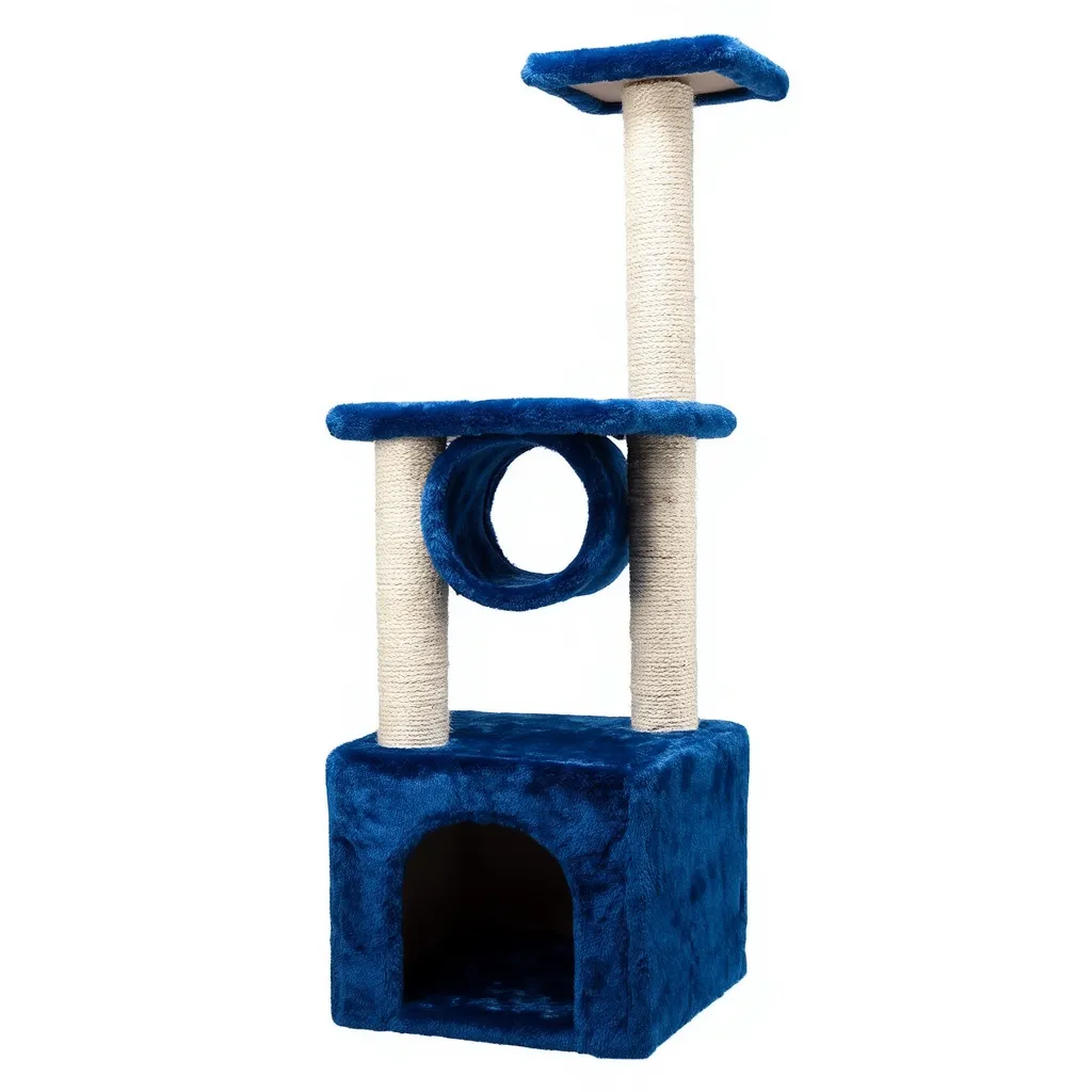 Sin Cheng 3 Tier Cat Scratching Post (Blue)