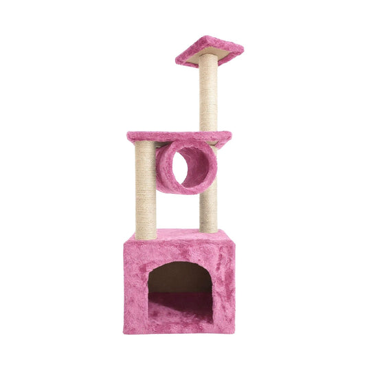 Sin Cheng 3 Tier Cat Scratching Post (Pink)