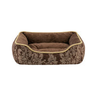 Ps Haodi Brown Flower Knot Pet Bed