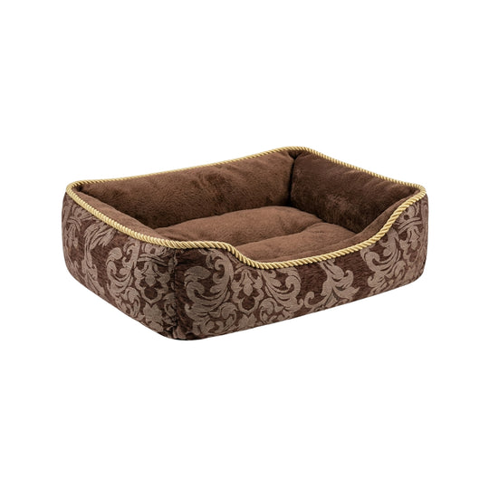 Ps Haodi Brown Flower Knot Pet Bed