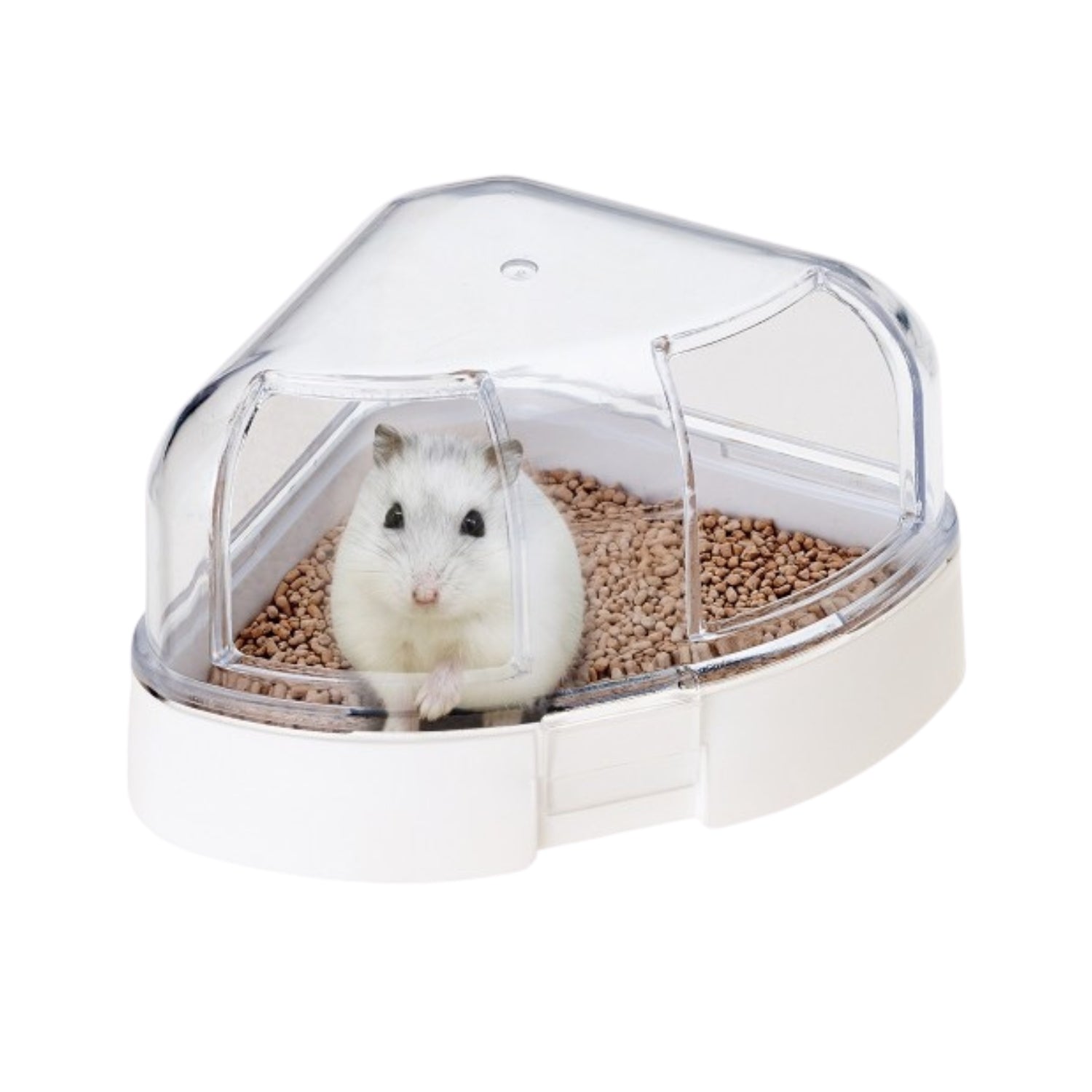Marukan Clean & Clear Corner Toilet for Hamster