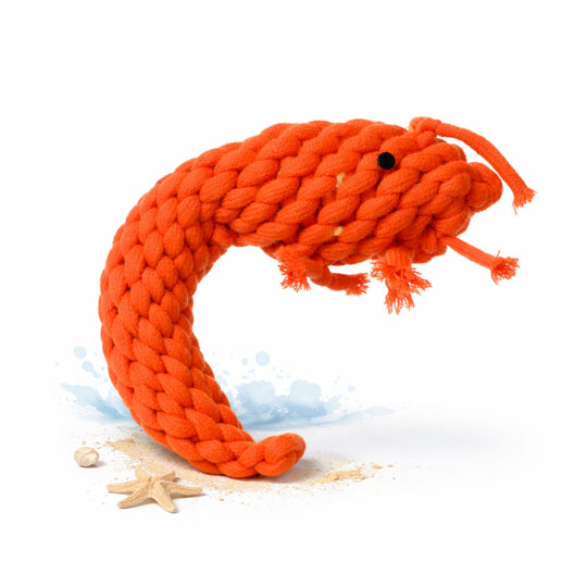 Outback Tails Pam the Prawn Dog Toy