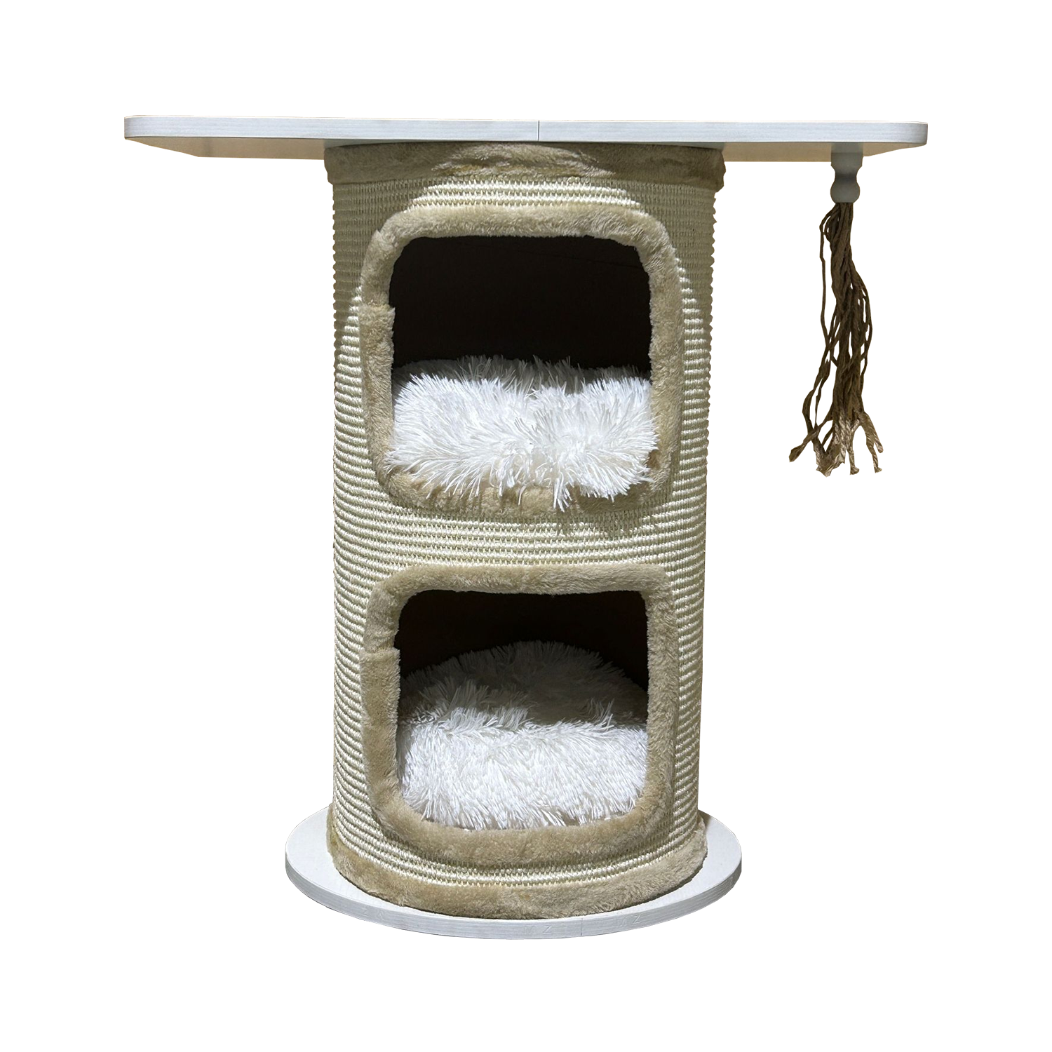 Ps 2 Story barrel cat house with pad