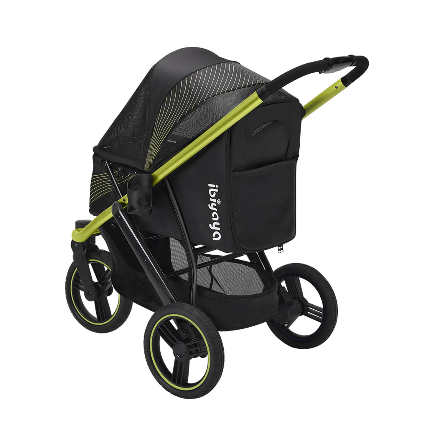 Ibiyaya The Beast Jogging Stroller (Jet Black)