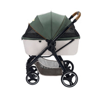 Ibiyaya Retro Luxe Pet Stroller 2.0 (Soft Sage)